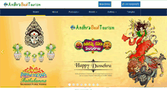 Desktop Screenshot of andhratourism.co.in